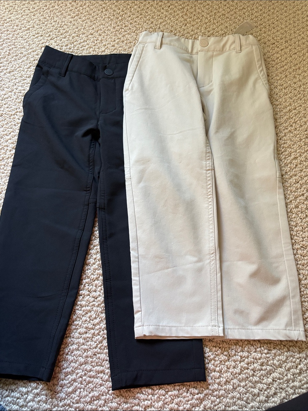 All in Motion Black and Khaki Boys Golf Pants - 2-Pack